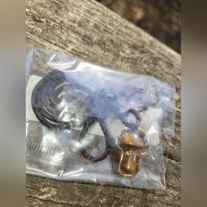 Gold and Brown Pendant Necklace